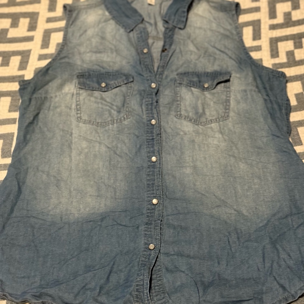 Ali & Kris Blue Button Down Shirt